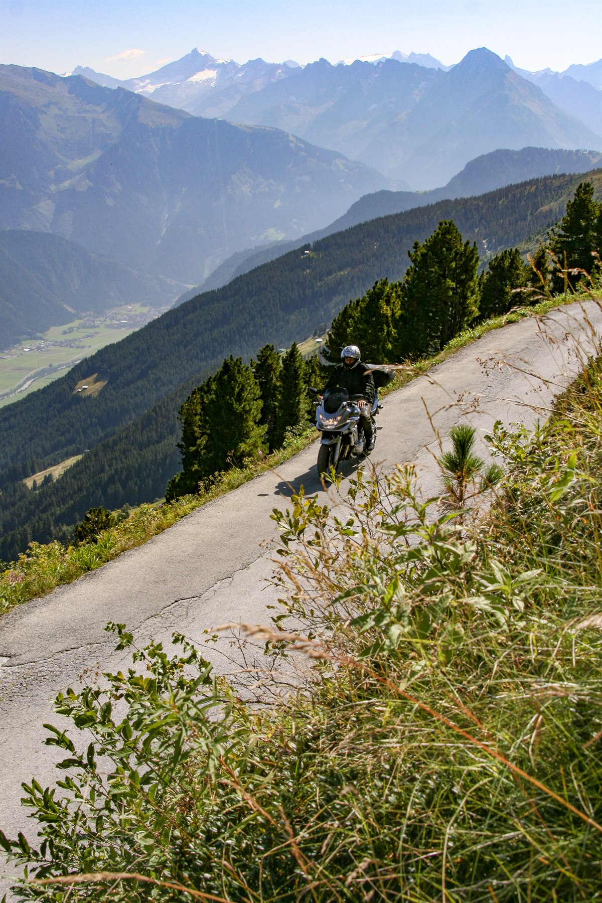 Motorradfahren im Zillertal
